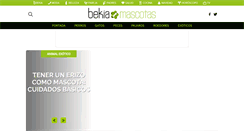 Desktop Screenshot of bekiamascotas.com